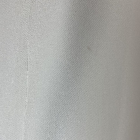 Etcetera White Sheath Dress with Leather Detail - Size 8 - Picture 8 of 16